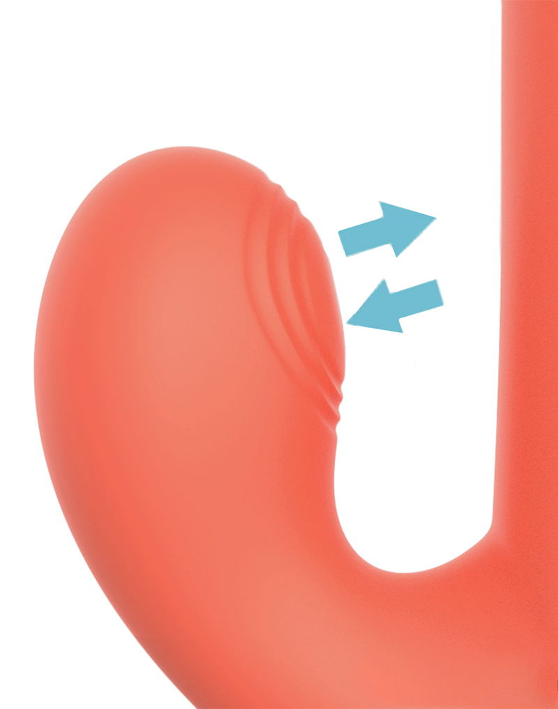 IY - Mindy - Rabbit Vibrator met kralen en app - Oranje