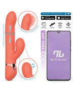 IY - Mindy - Rabbit Vibrator met kralen en app - Oranje