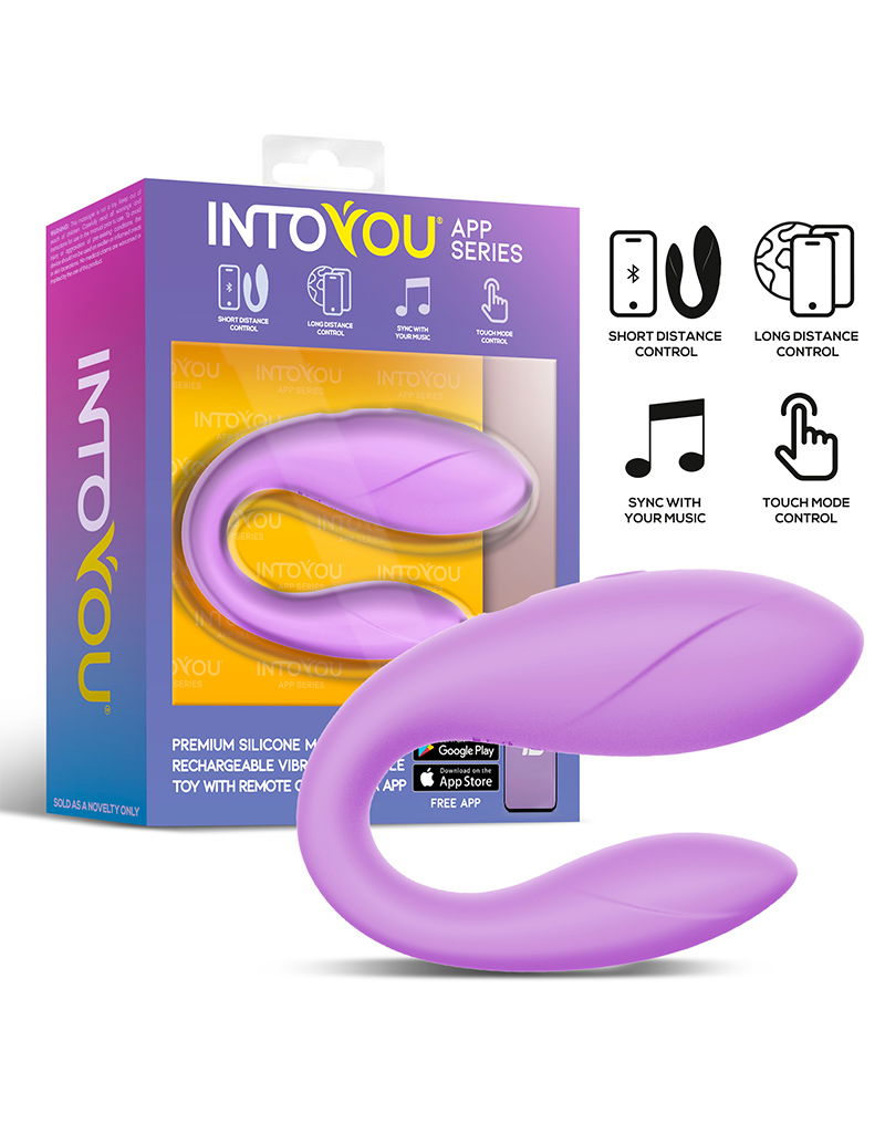 IY - Couple Toy Vibrator met app - Lila