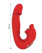 IY - Mouty - Biting & Flipping Rabbit Vibrator met App - Rood