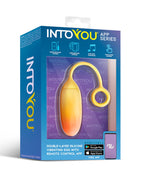 IY - Vibrerend Ei met App. - Geel/Oranje