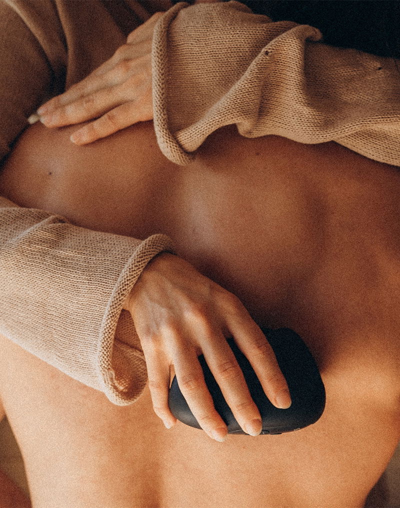 MANWAN - Sub One - Vibrerende Masturbator met Tapping Feature - Infinity Black