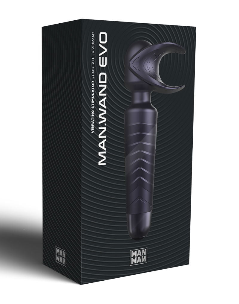 MANWAN - Man.Wand EVO - Oplaadbare Masturbator - Black Plum