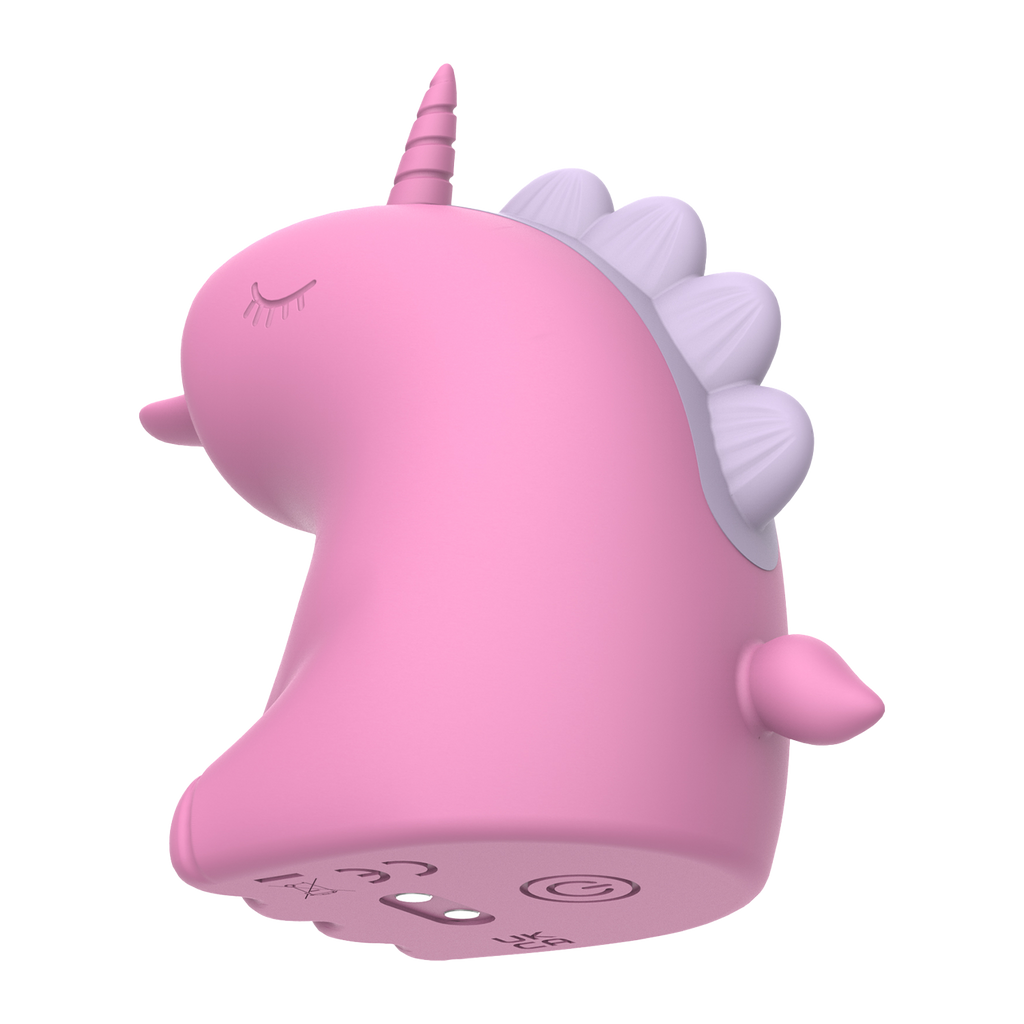 ER - Cupcake Unicorn - 360° Roterende Tong Massage - Roze