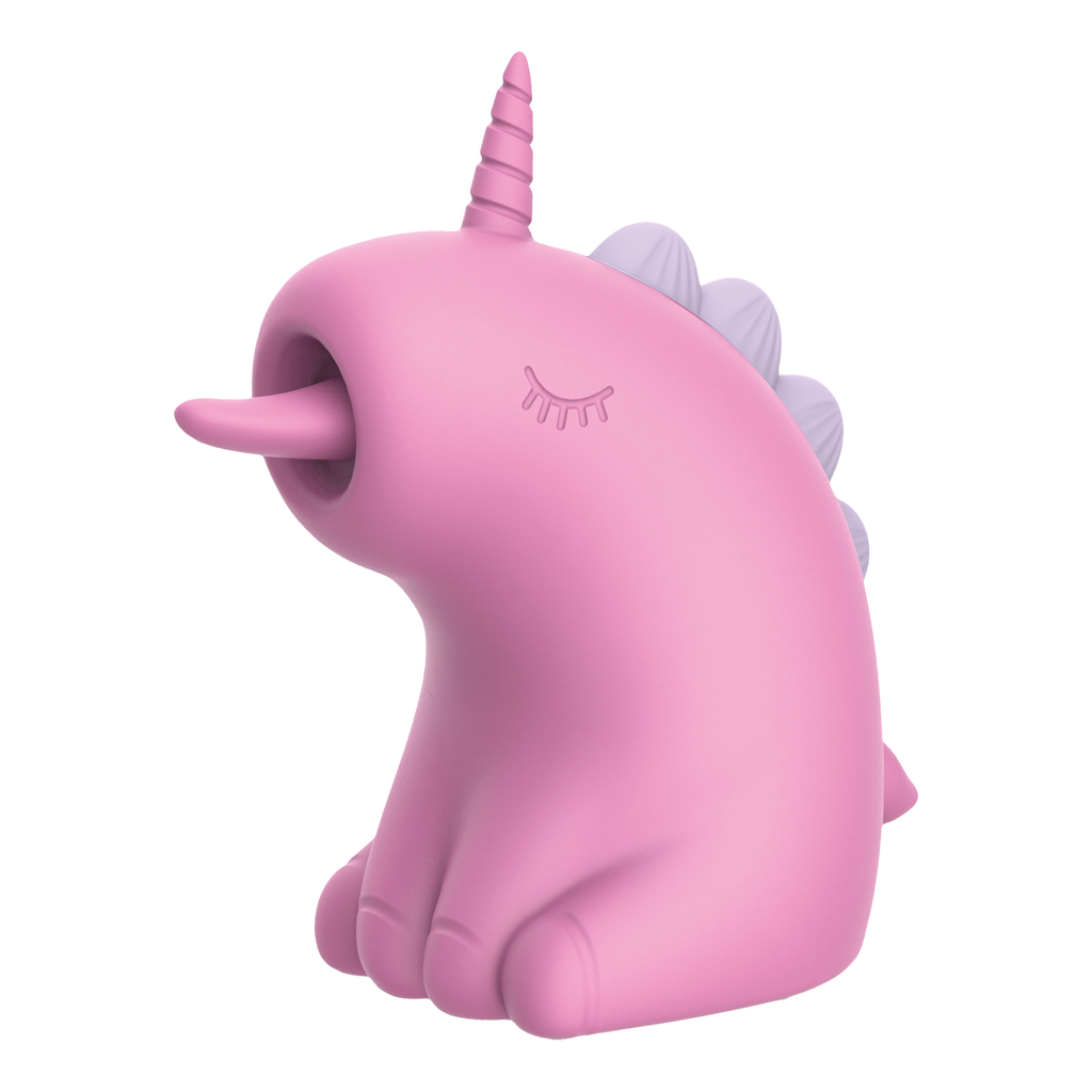 ER - Cupcake Unicorn - 360° Roterende Tong Massage - Roze