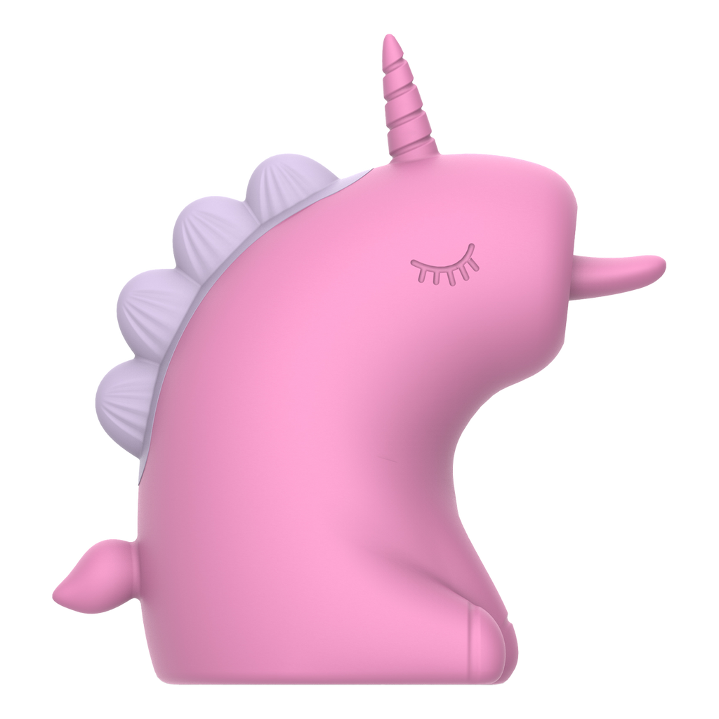 ER - Cupcake Unicorn - 360° Roterende Tong Massage - Roze