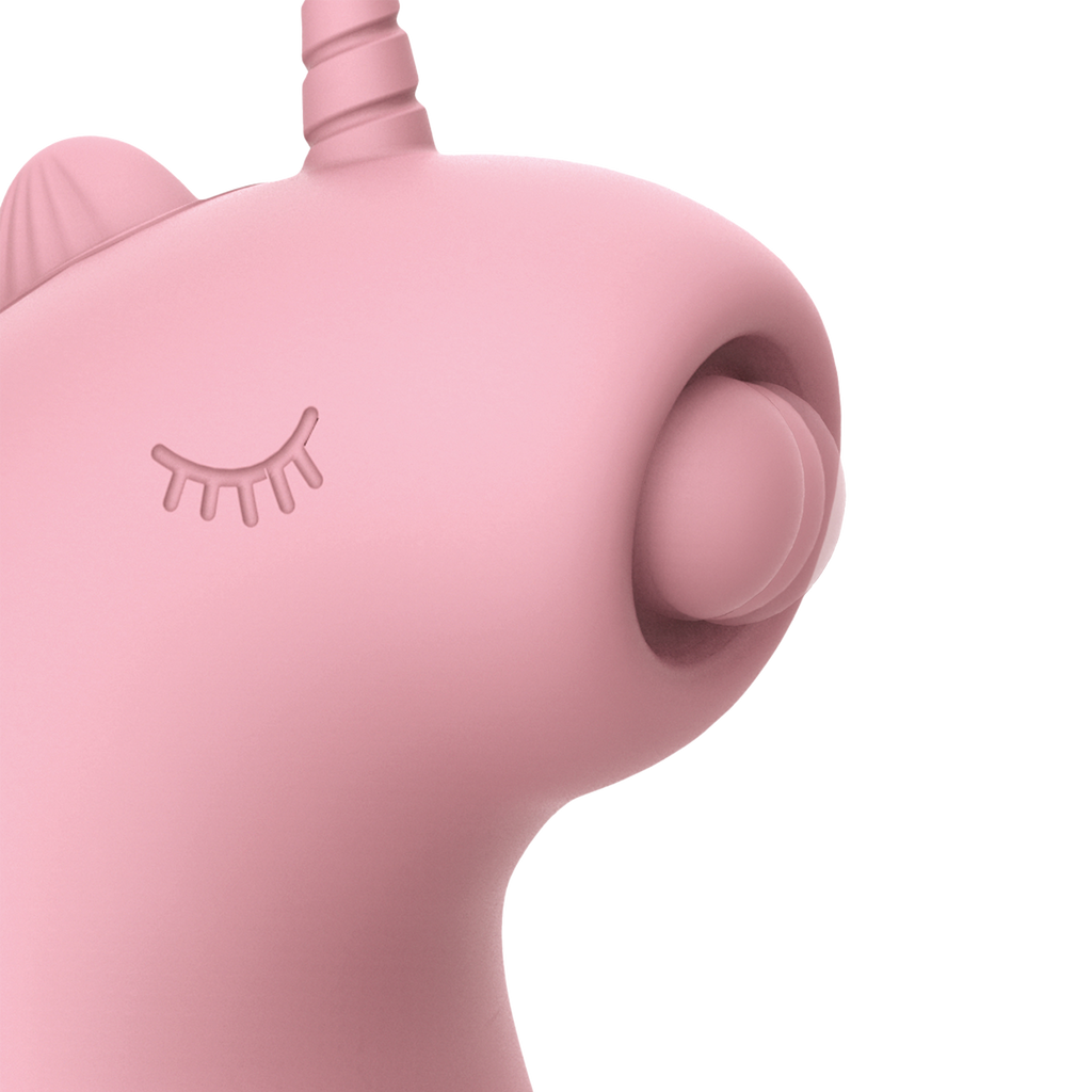 ER - Sweetmoon Unicorn - Massager met Pulse - Zachtroze