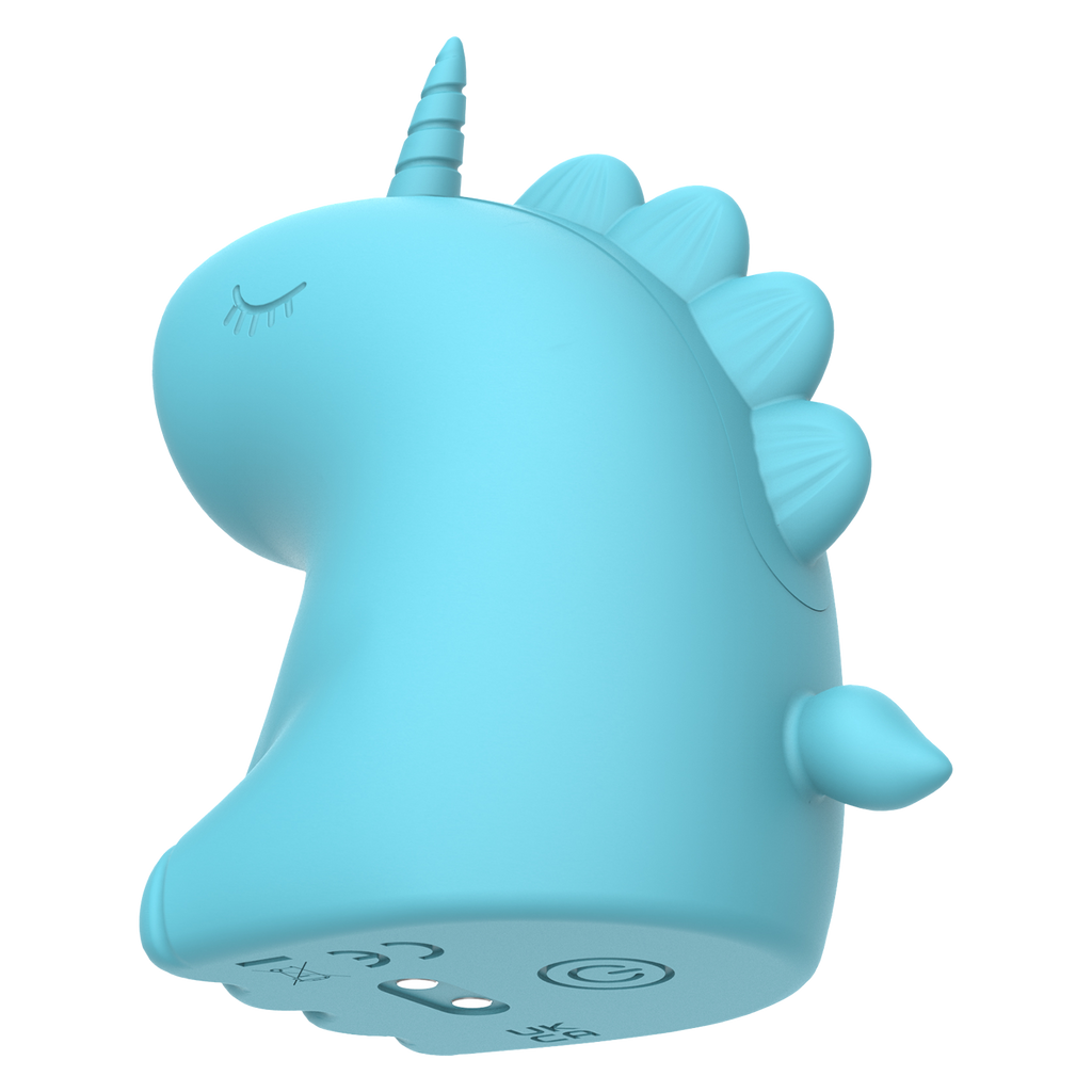 ER - Snowflake Unicorn - Massager met Likkende Tong - Blauw