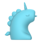 ER - Snowflake Unicorn - Massager met Likkende Tong - Blauw