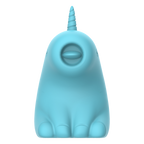ER - Snowflake Unicorn - Massager met Likkende Tong - Blauw