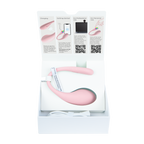 KIIROO- Spot - Draagbare Interactieve Ei-vibrator - Kiss Me Pink