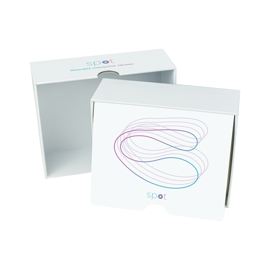 KIIROO- Spot - Draagbare Interactieve Ei-vibrator - Kiss Me Pink