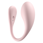 KIIROO- Spot - Draagbare Interactieve Ei-vibrator - Kiss Me Pink