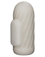 LoveToy - Knights Ring - Vibrerende Dual Purpose Sleeve - Spiraal - Wit