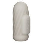 LoveToy - Knights Ring - Vibrerende Dual Purpose Sleeve - Spiraal - Wit