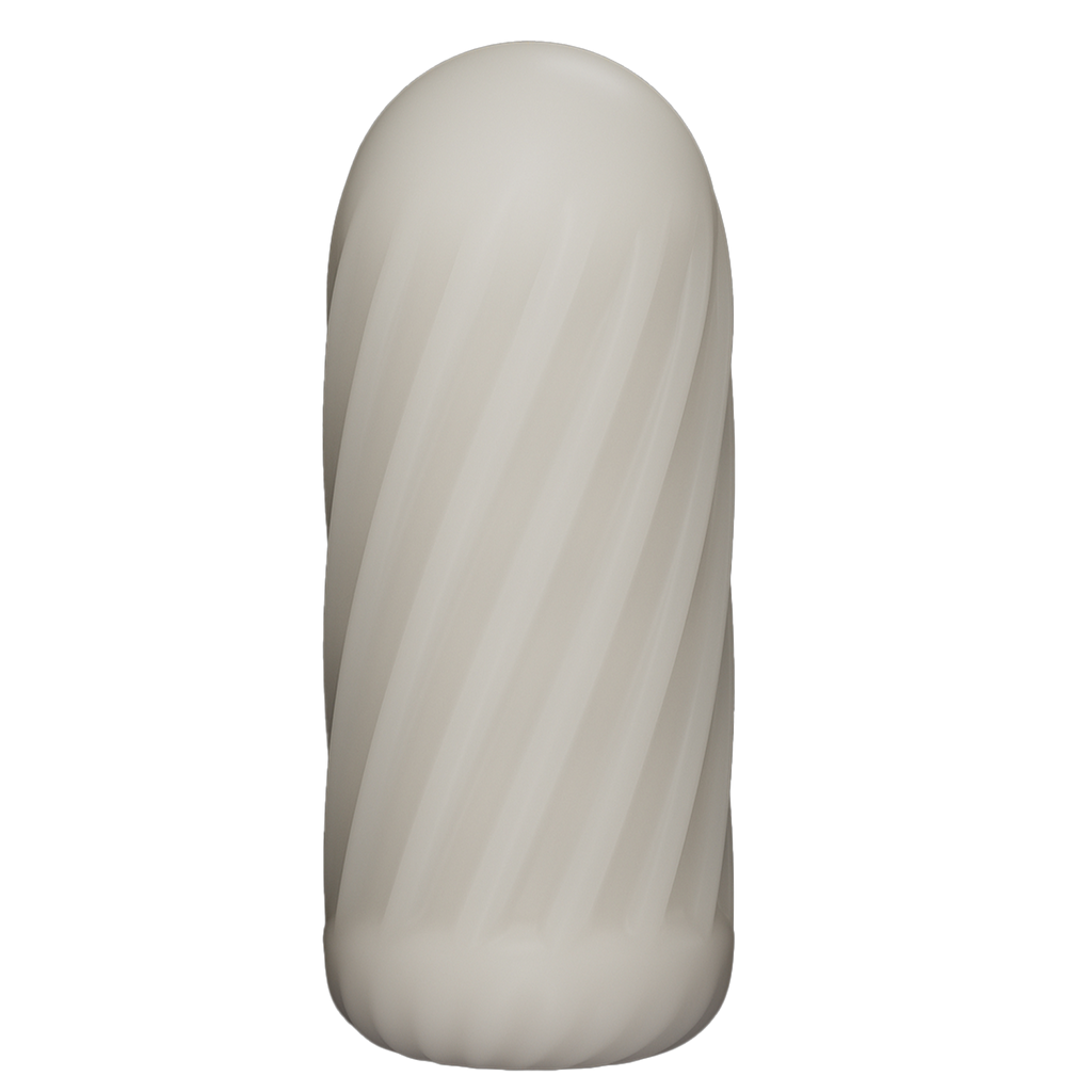 LoveToy - Knights Ring - Vibrerende Dual Purpose Sleeve - Spiraal - Wit