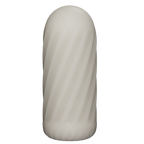 LoveToy - Knights Ring - Vibrerende Dual Purpose Sleeve - Spiraal - Wit