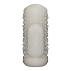 LoveToy - Knights Ring - Vibrerende Dual Purpose Sleeve - Drip - Wit