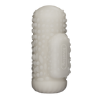 LoveToy - Knights Ring - Vibrerende Dual Purpose Sleeve - Drip - Wit