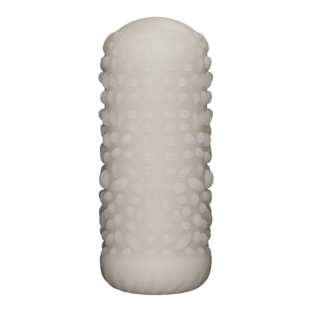 LoveToy - Knights Ring - Vibrerende Dual Purpose Sleeve - Drip - Wit