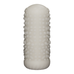 LoveToy - Knights Ring - Vibrerende Dual Purpose Sleeve - Drip - Wit