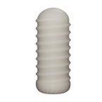 LoveToy - Knights Ring - Vibrerende Dual Purpose Sleeve - Golvend - Wit