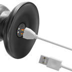 LoveToy - Kingsize Vibrerende Vibrax Slider 32 cm - Zilver