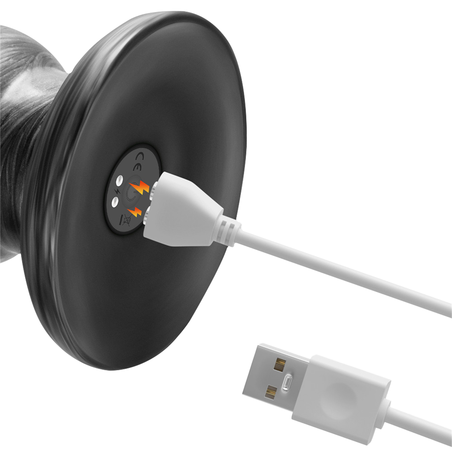 LoveToy - Kingsize Vibrerende Vibrax Slider 32 cm - Zilver