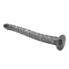 LoveToy - Kingsize Vibrerende Vibrax Slider 40,5 cm - Zilver