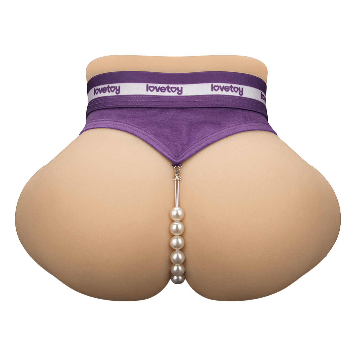 LoveToy - Streetgirl's Dual Motor Sensation Pulse met Dildo - Nude