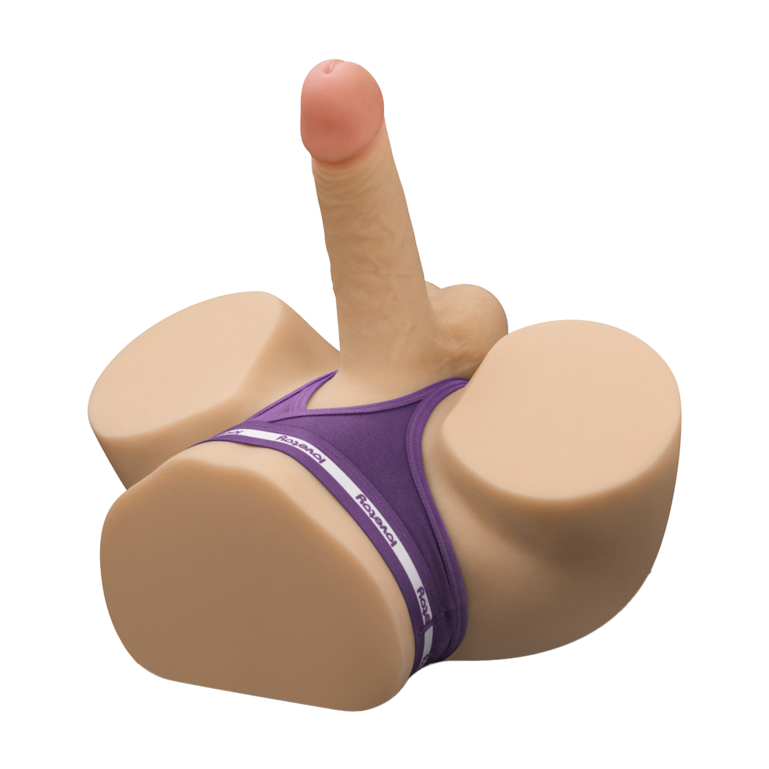 LoveToy - Streetgirl's 17 met buigbare dildo - Nude