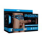 LoveToy - Ingen 23cm - Enchanced Set XS/S/M - Nude