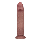 LoveToy - Power Cock 26,5 cm - Vibrerend Dual Desinty - Nude