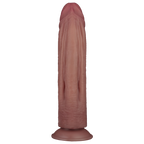 LoveToy - Power Cock 26,5 cm - Vibrerend Dual Desinty - Nude
