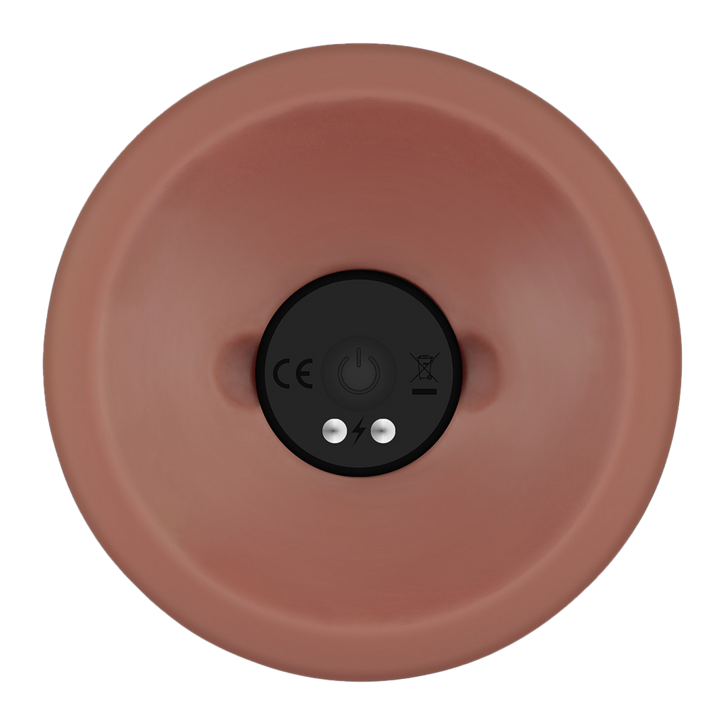 LoveToy - Power Cock 26,5 cm - Vibrerend Dual Desinty - Nude