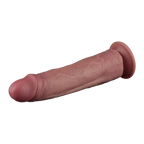 LoveToy - Power Cock 26,5 cm - Vibrerend Dual Desinty - Nude