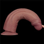 LoveToy - Power Cock 26,5 cm - Vibrerend Dual Desinty - Nude