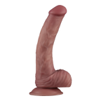 LoveToy - Power Cock 23 cm - Vibrerend Dual Desinty - Nude