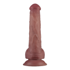 LoveToy - Power Cock 23 cm - Vibrerend Dual Desinty - Nude