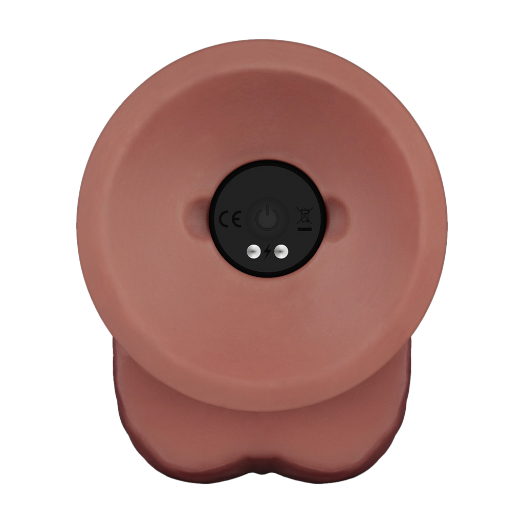 LoveToy - Power Cock 23 cm - Vibrerend Dual Desinty - Nude