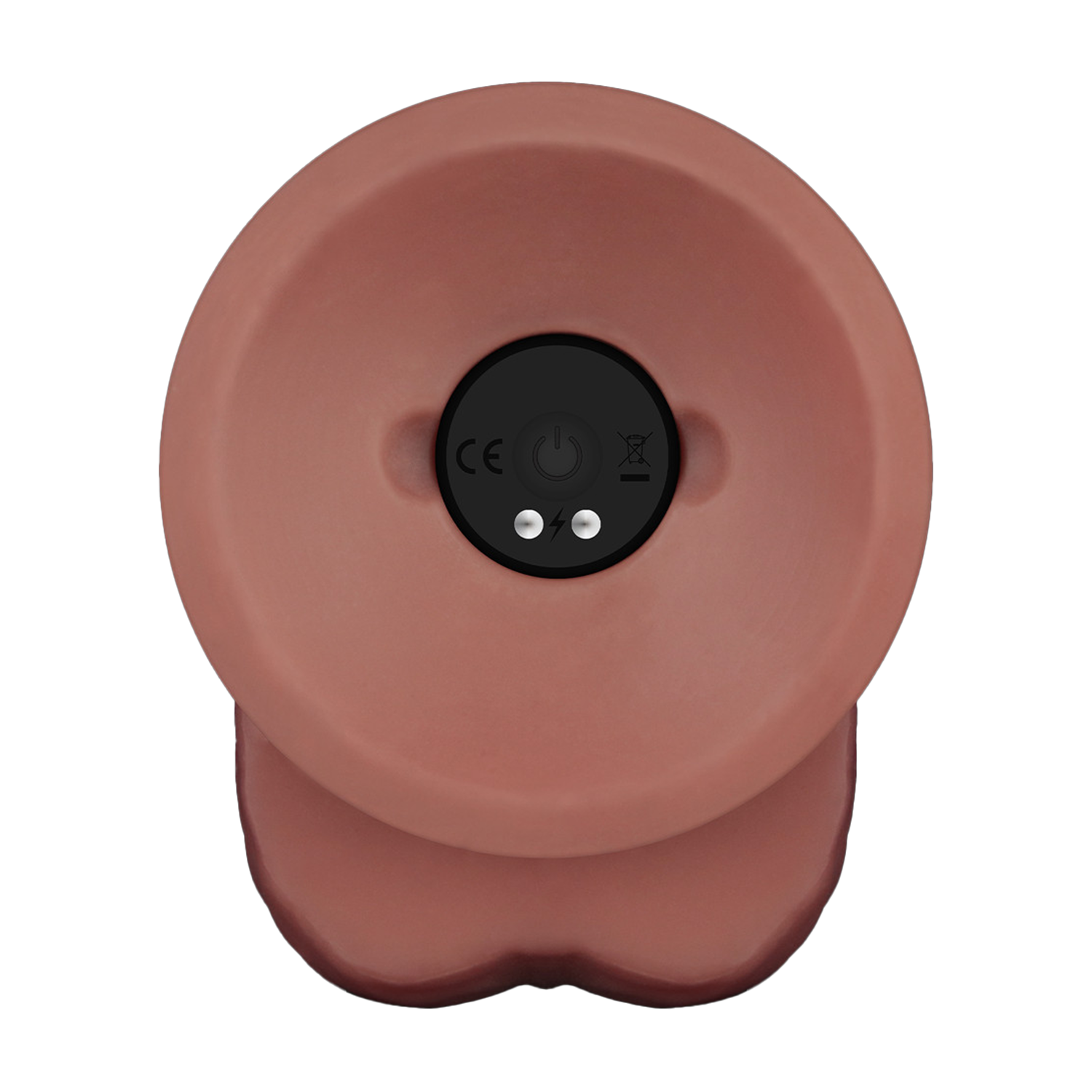 LoveToy - Power Cock 23 cm - Vibrerend Dual Desinty - Nude