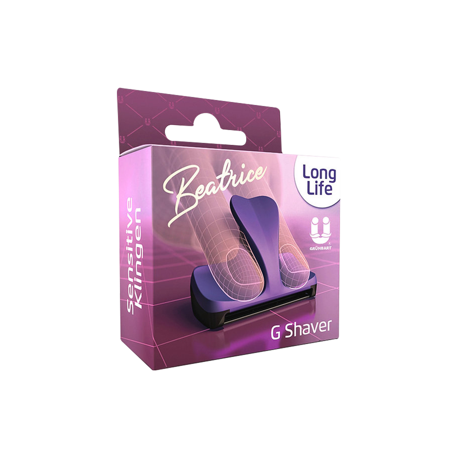 Grünbart - Beatrice G Shaver - Nat Scheerapparaat - Paarsviolet