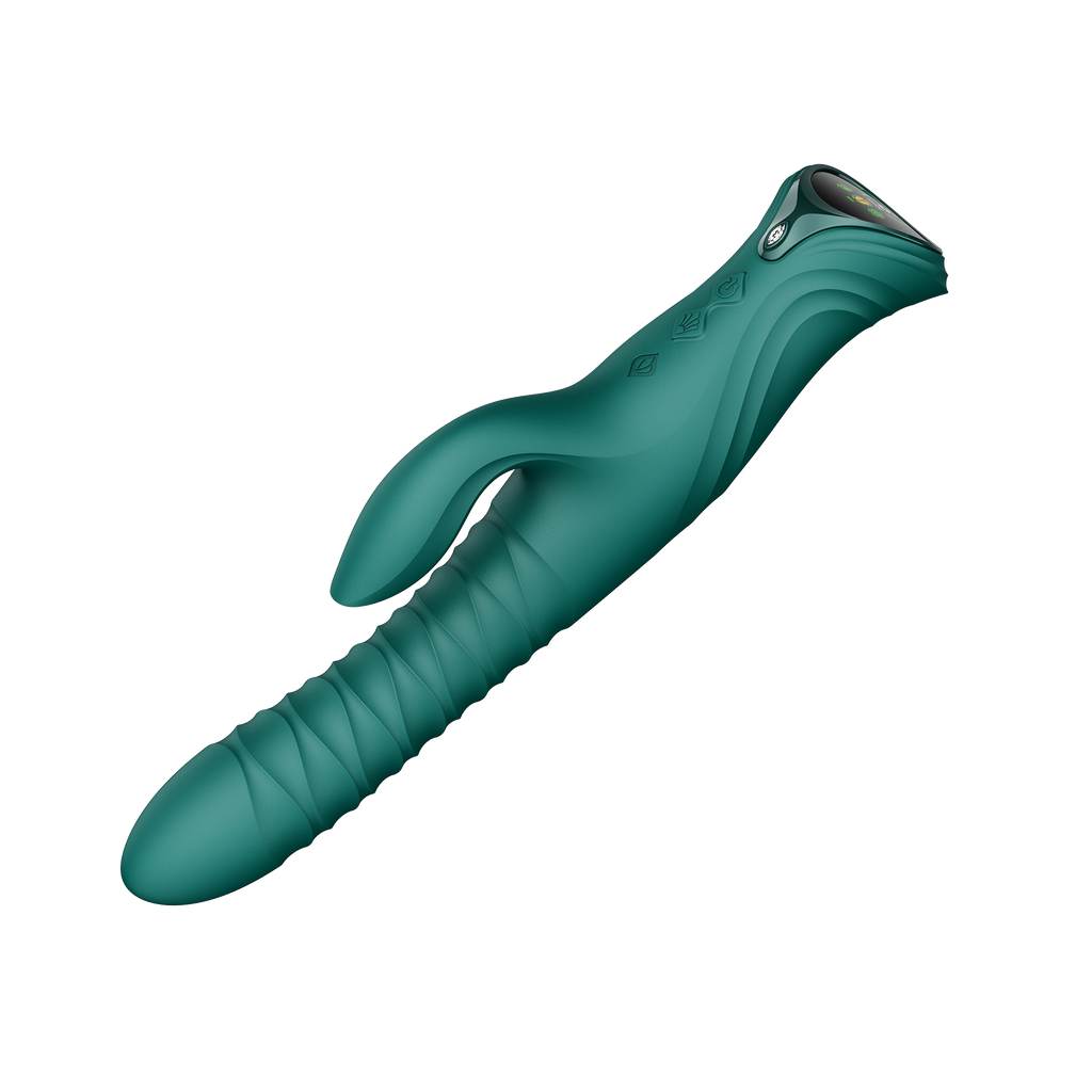 ZALO MOSE 2 – Rabbit Thrusting Vibrator – Groen
