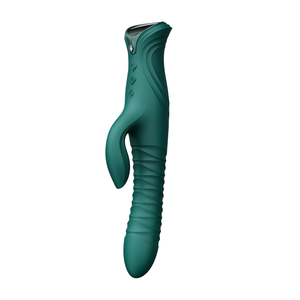ZALO MOSE 2 – Rabbit Thrusting Vibrator – Groen