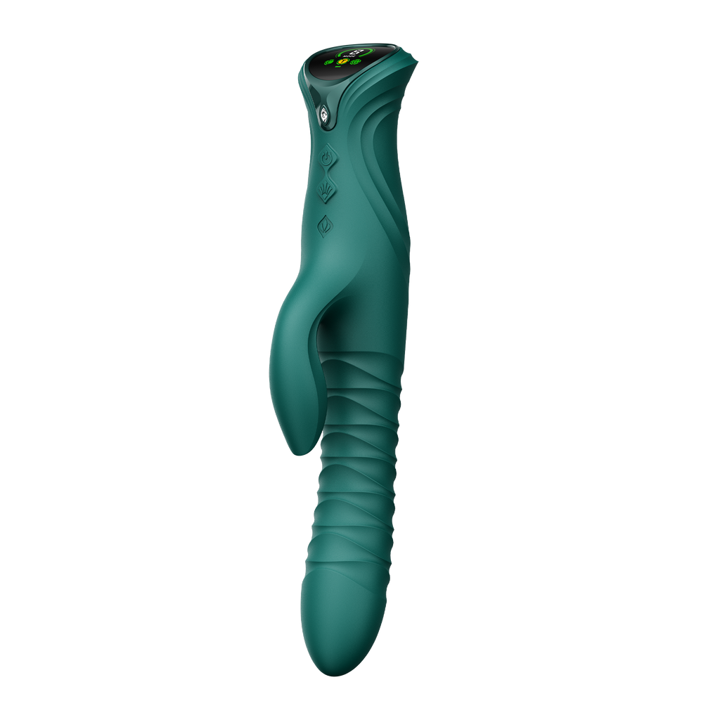 ZALO MOSE 2 – Rabbit Thrusting Vibrator – Groen