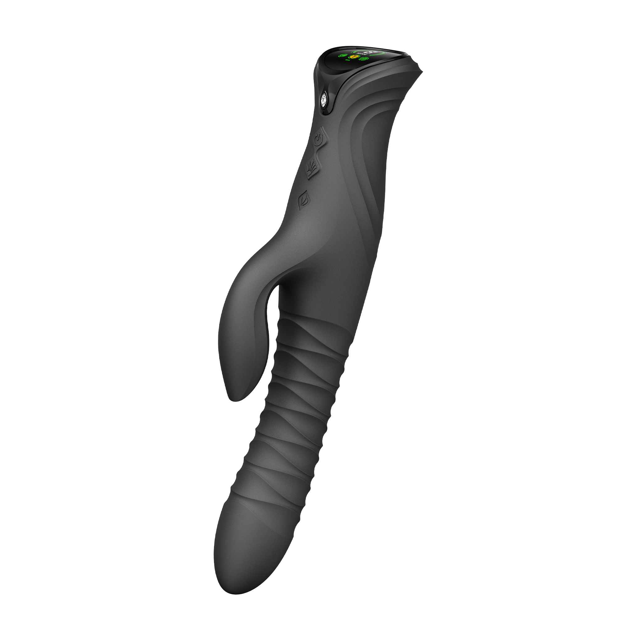 ZALO- Mose 2 - Rabbit Thrusting Vibrator - Zwart