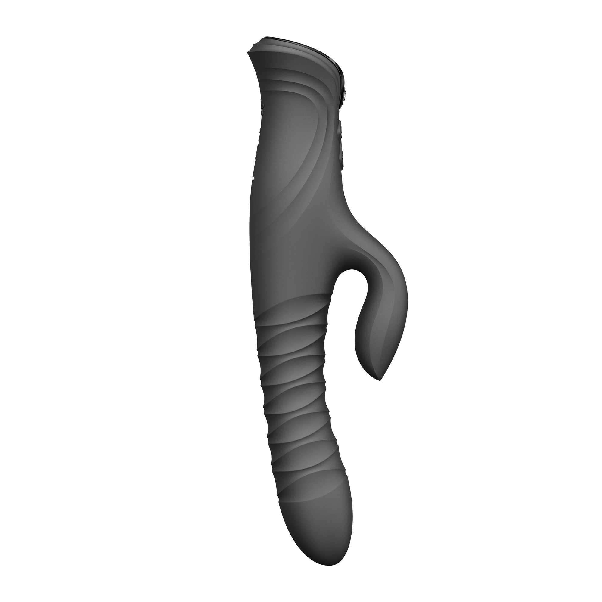 ZALO- Mose 2 - Rabbit Thrusting Vibrator - Zwart