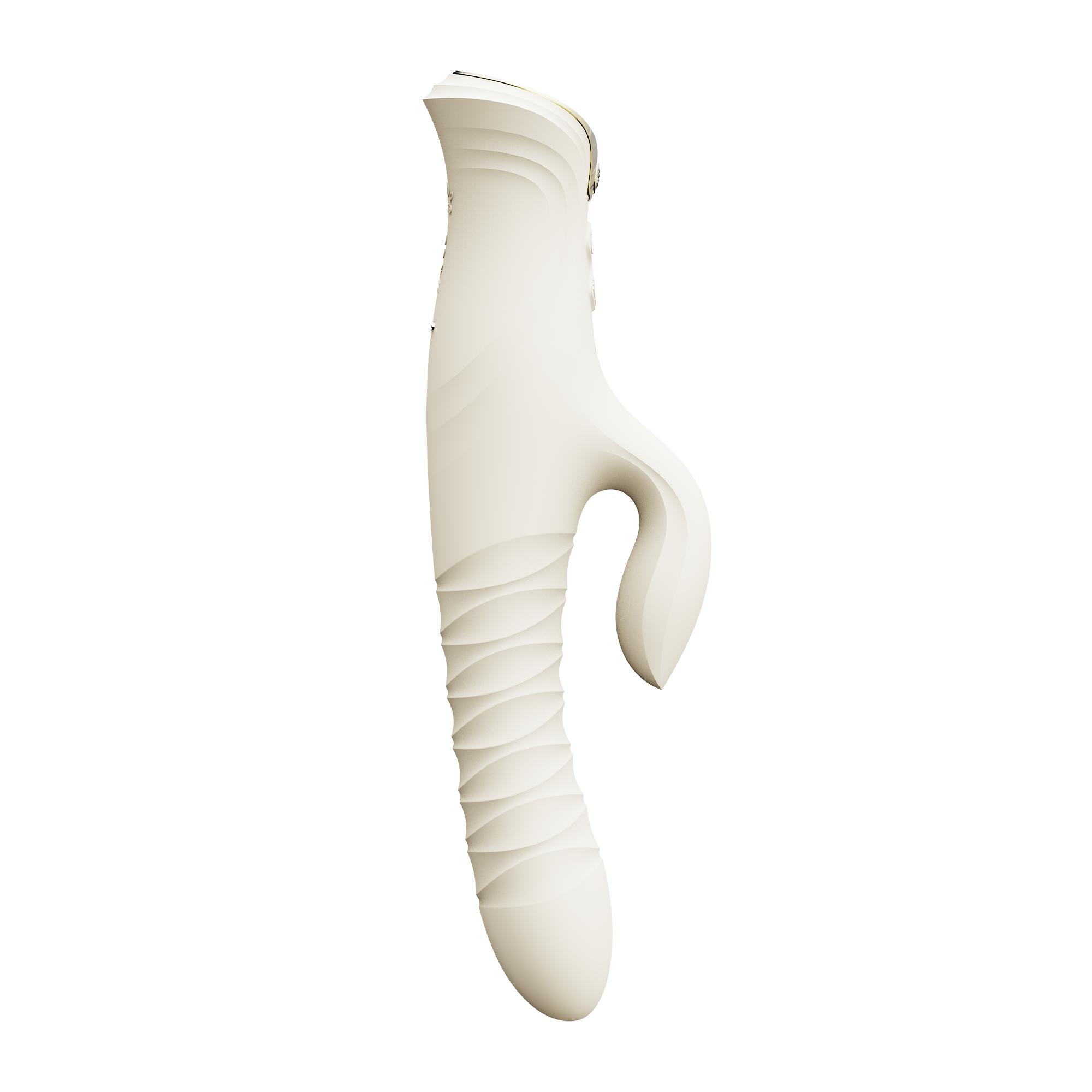 ZALO- Mose 2 - Rabbit Thrusting Vibrator - Ivoor Wit