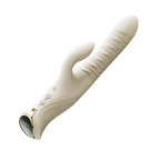 ZALO- Mose 2 - Rabbit Thrusting Vibrator - Ivoor Wit