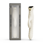 ZALO- Mose 2 - Rabbit Thrusting Vibrator - Ivoor Wit